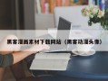 滨州黑客漫画素材下载网站（黑客动漫头像）